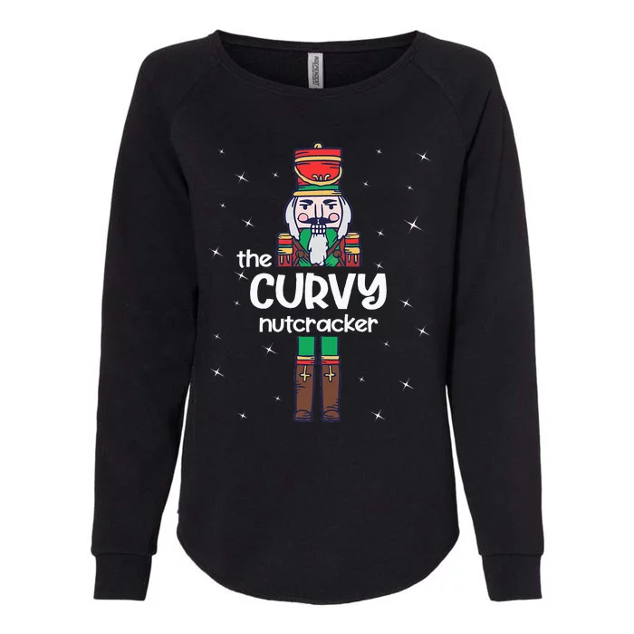 Curvy Nutcracker Family Matching Funny Pajama Womens California Wash Sweatshirt