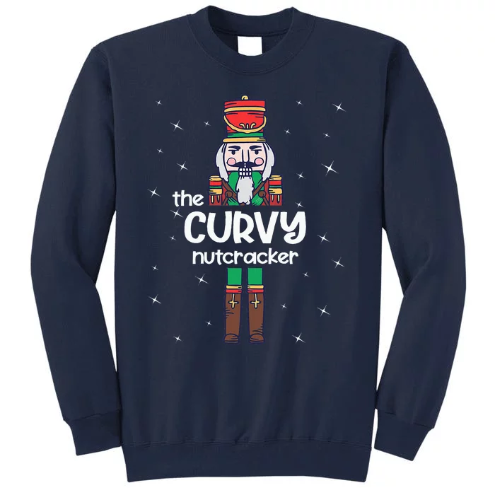 Curvy Nutcracker Family Matching Funny Pajama Tall Sweatshirt