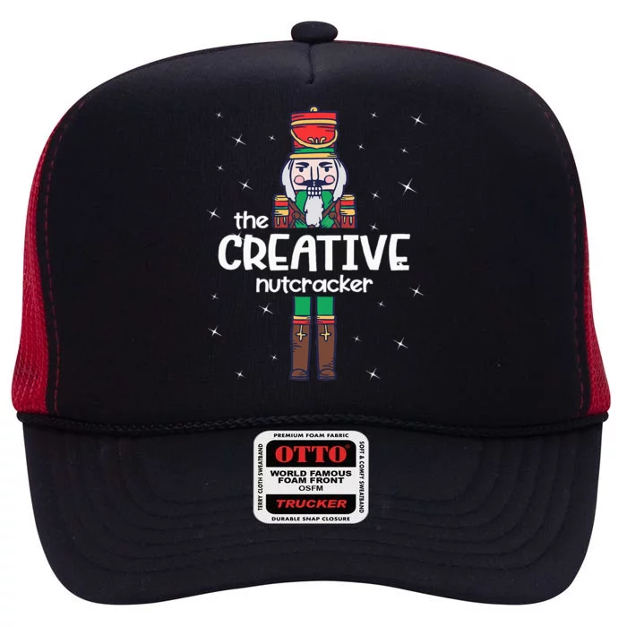 Creative Nutcracker Family Matching Funny Pajama High Crown Mesh Trucker Hat