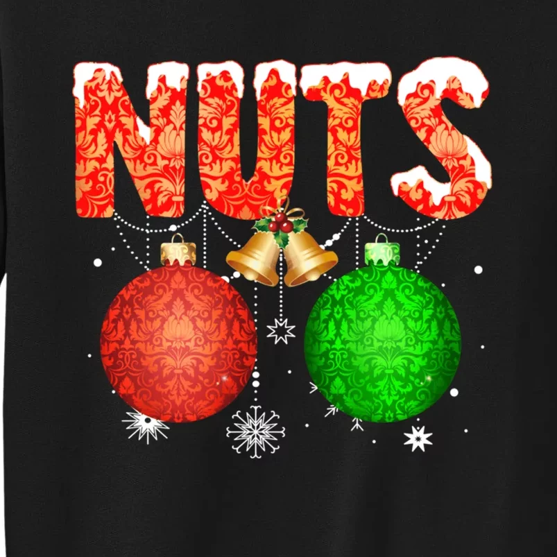 Chest Nuts Funny Christmas  Matching Couple Chestnuts Tall Sweatshirt