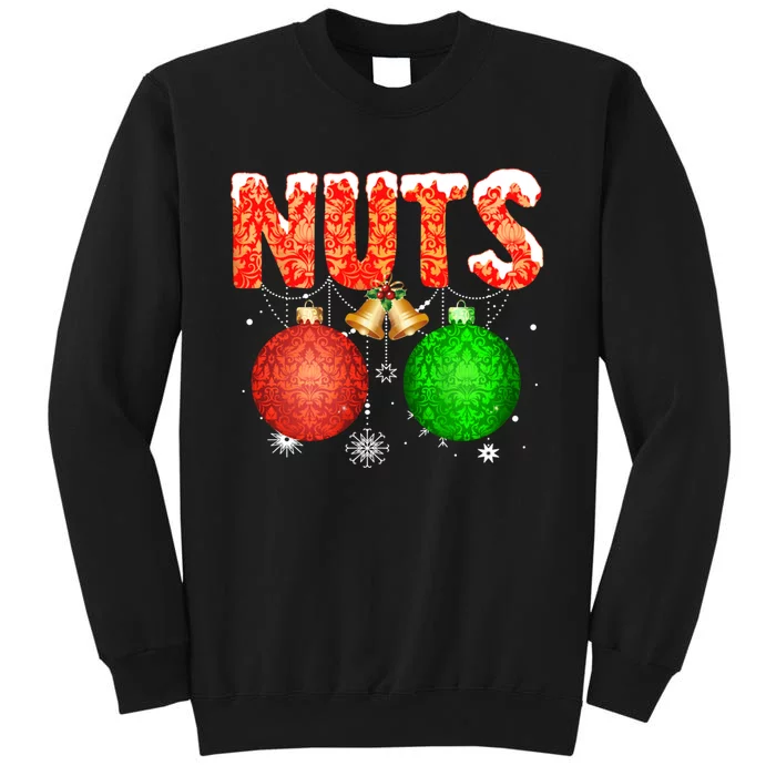 Chest Nuts Funny Christmas  Matching Couple Chestnuts Tall Sweatshirt