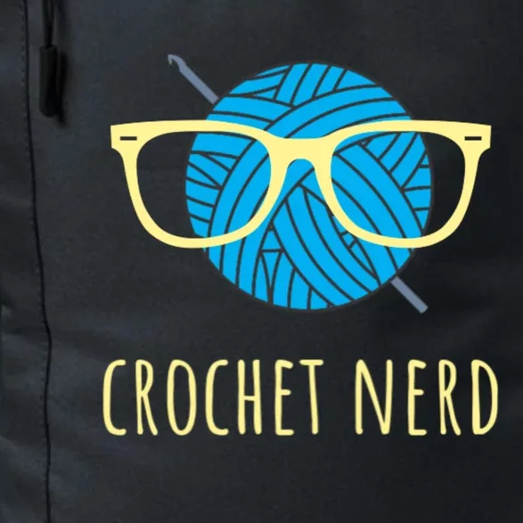 Crochet Nerd Funny Grandma Mom Crocheting Yarn Lover Gift Daily Commute Backpack