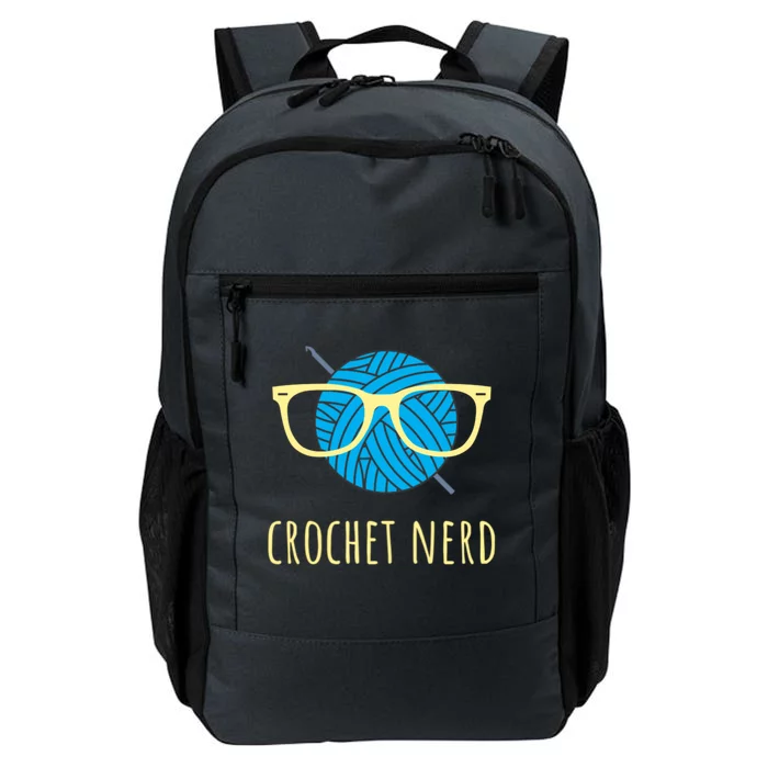 Crochet Nerd Funny Grandma Mom Crocheting Yarn Lover Gift Daily Commute Backpack