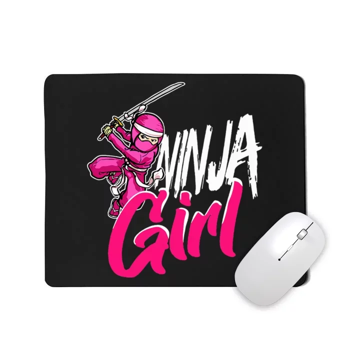 Cute Ninja Fighter Costume Ninja Mousepad