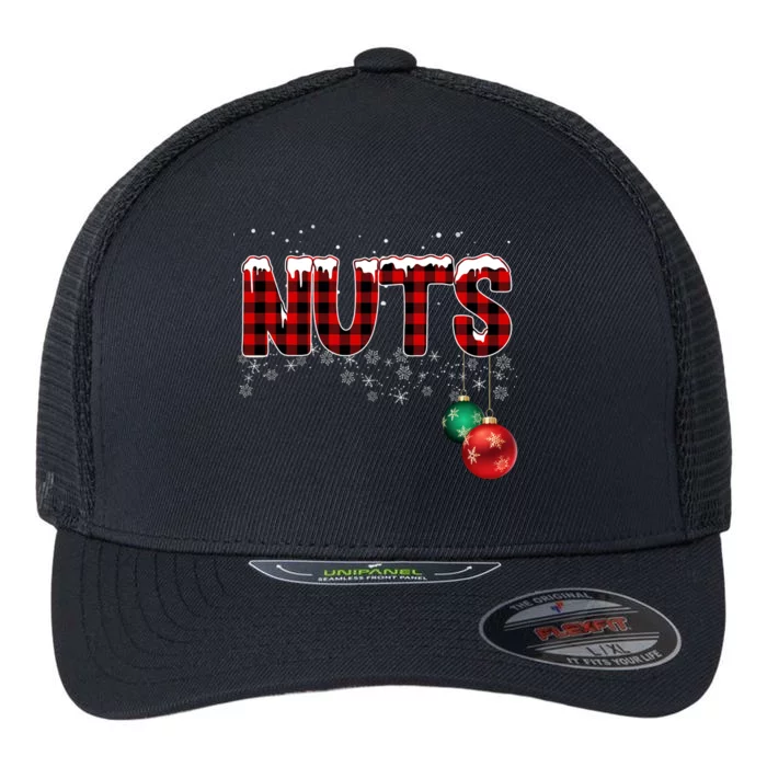 Chest Nuts Funny Matching Chestnuts Christmas Couples Flexfit Unipanel Trucker Cap