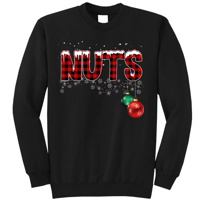 Chest Nuts Funny Matching Chestnuts Christmas Couples Sweatshirt