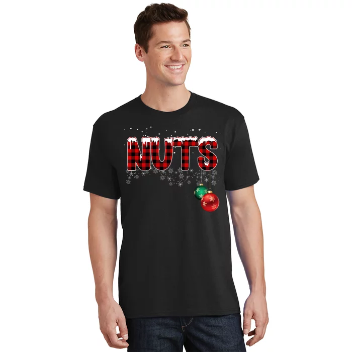Chest Nuts Funny Matching Chestnuts Christmas Couples T-Shirt