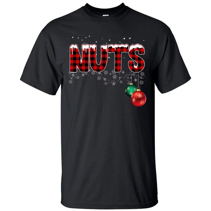 Chest Nuts Funny Matching Chestnuts Christmas Couples Tall T-Shirt