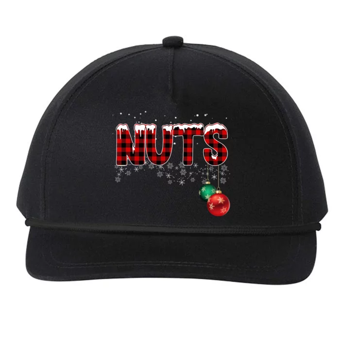 Chest Nuts Funny Matching Chestnuts Christmas Couples Snapback Five-Panel Rope Hat