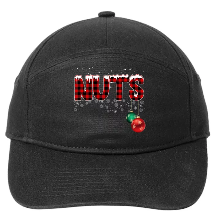 Chest Nuts Funny Matching Chestnuts Christmas Couples 7-Panel Snapback Hat