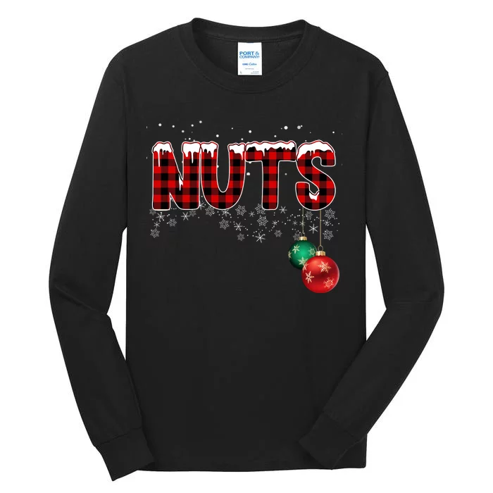 Chest Nuts Funny Matching Chestnuts Christmas Couples Tall Long Sleeve T-Shirt