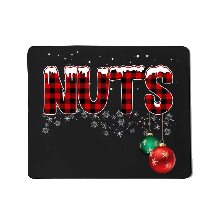 Chest Nuts Funny Matching Chestnuts Christmas Couples Mousepad