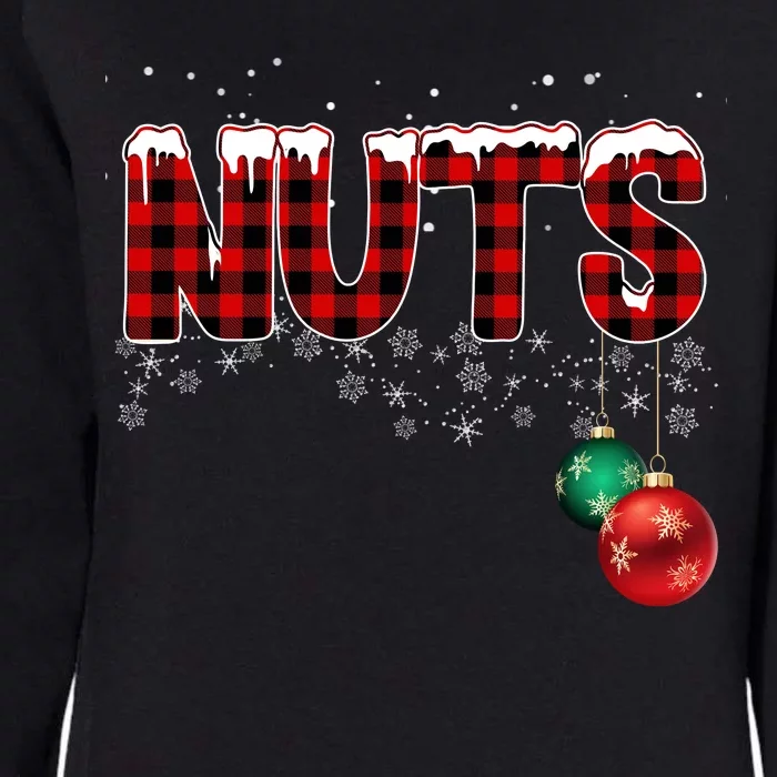 Chest Nuts Funny Matching Chestnuts Christmas Couples Womens California Wash Sweatshirt