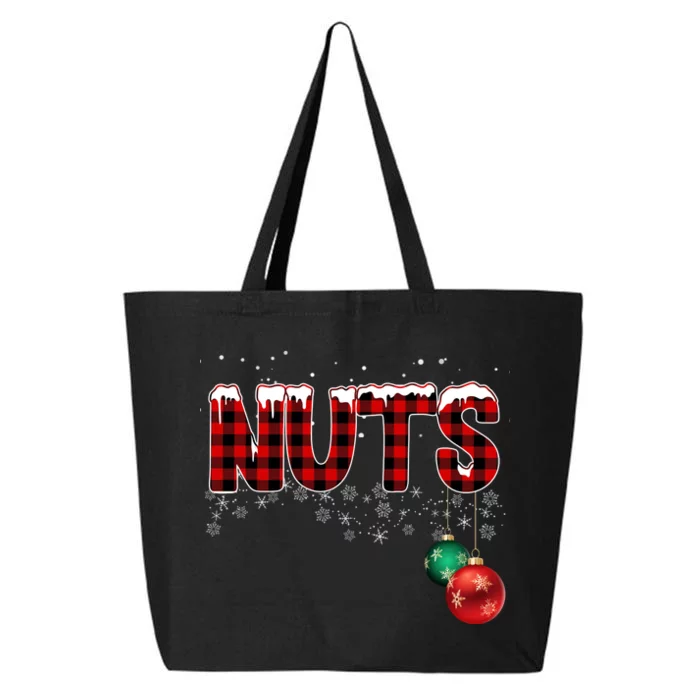 Chest Nuts Funny Matching Chestnuts Christmas Couples 25L Jumbo Tote