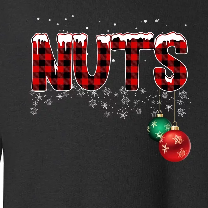 Chest Nuts Funny Matching Chestnuts Christmas Couples Toddler Sweatshirt