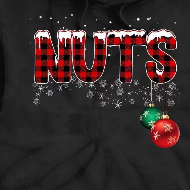 Chest Nuts Funny Matching Chestnuts Christmas Couples Tie Dye Hoodie