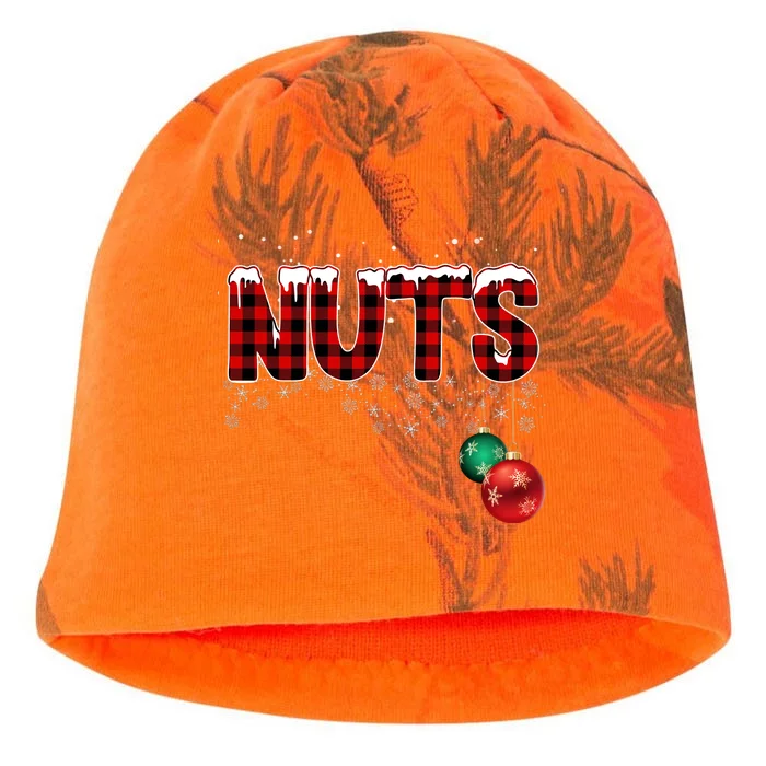 Chest Nuts Funny Matching Chestnuts Christmas Couples Kati - Camo Knit Beanie