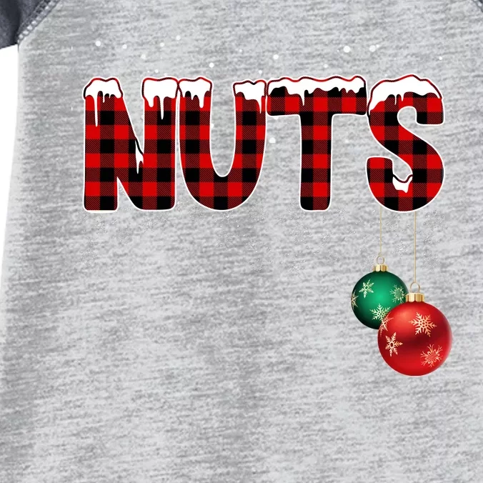 Chest Nuts Funny Matching Chestnuts Christmas Couples Infant Baby Jersey Bodysuit