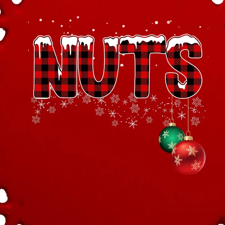 Chest Nuts Funny Matching Chestnuts Christmas Couples Oval Ornament
