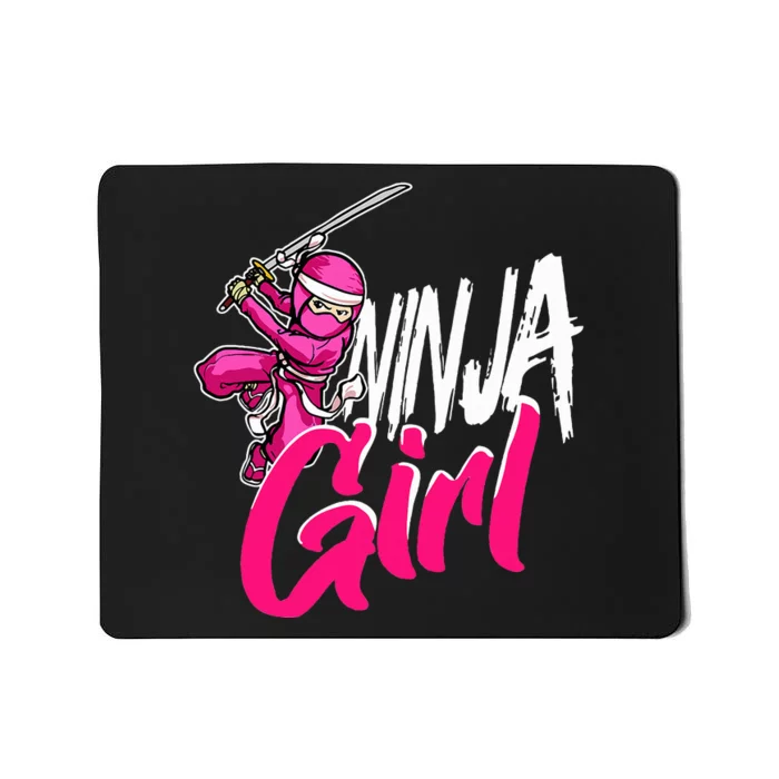 Cute Ninja Fighter Costume Ninja Mousepad