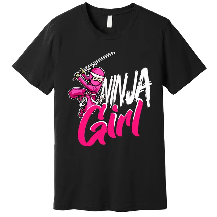 Cute Ninja Fighter Costume Ninja Premium T-Shirt