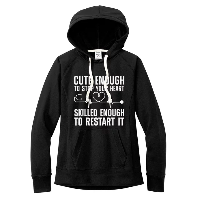 Cool Nurse For Men Women Medical Assistant Nursing Aide CNA Women's Fleece Hoodie