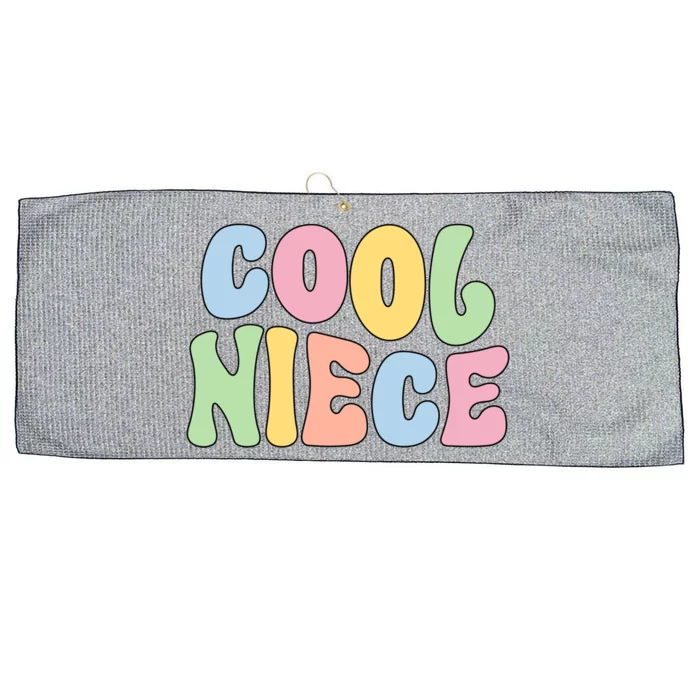 Cool Niece From Aunt To Niece Gift Large Microfiber Waffle Golf Towel