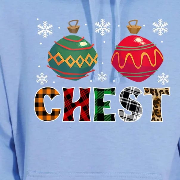 Chest Nuts Funny Matching Chestnuts Christmas Couples Chest Funny Gift Unisex Surf Hoodie