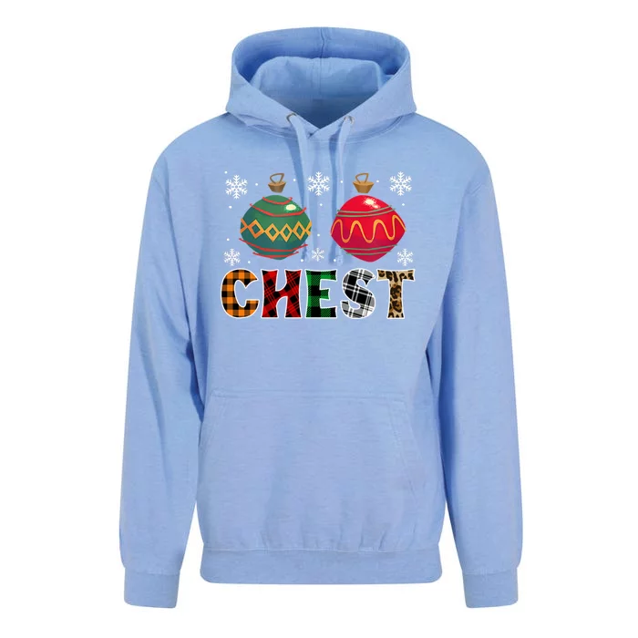 Chest Nuts Funny Matching Chestnuts Christmas Couples Chest Funny Gift Unisex Surf Hoodie