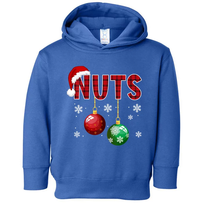 Chest Nuts Funny Matching Chestnuts Christmas Couples Nuts Gift Toddler Hoodie