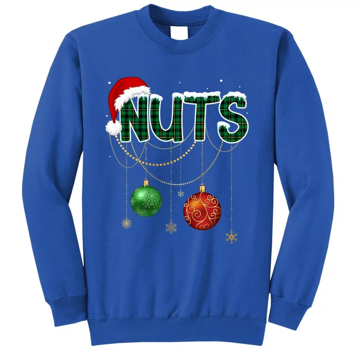 Chest Nuts Funny Matching Golden Chestnut Christmas Funny Gift Tall Sweatshirt