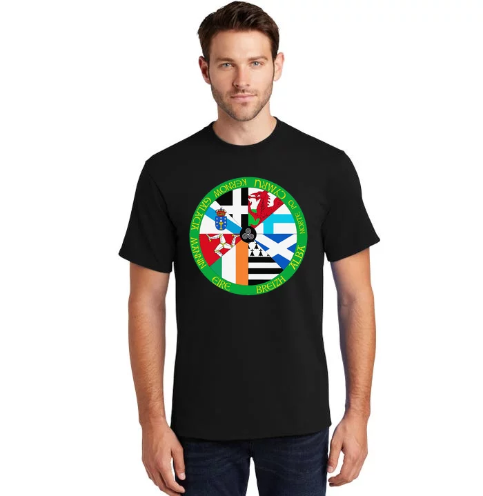 Celtic Nations Flags Celtic Nations Tall T-Shirt