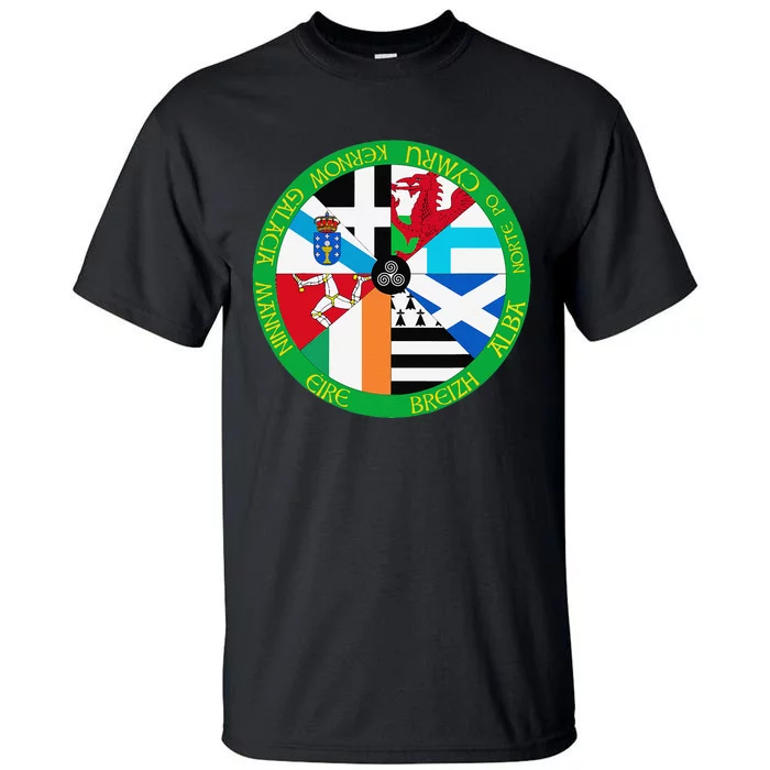 Celtic Nations Flags Celtic Nations Tall T-Shirt