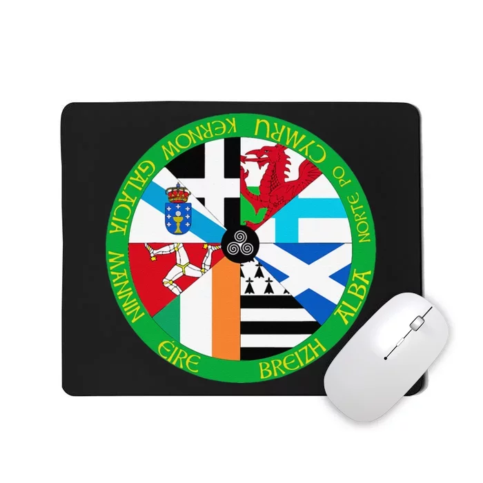 Celtic Nations Flags Celtic Nations Mousepad