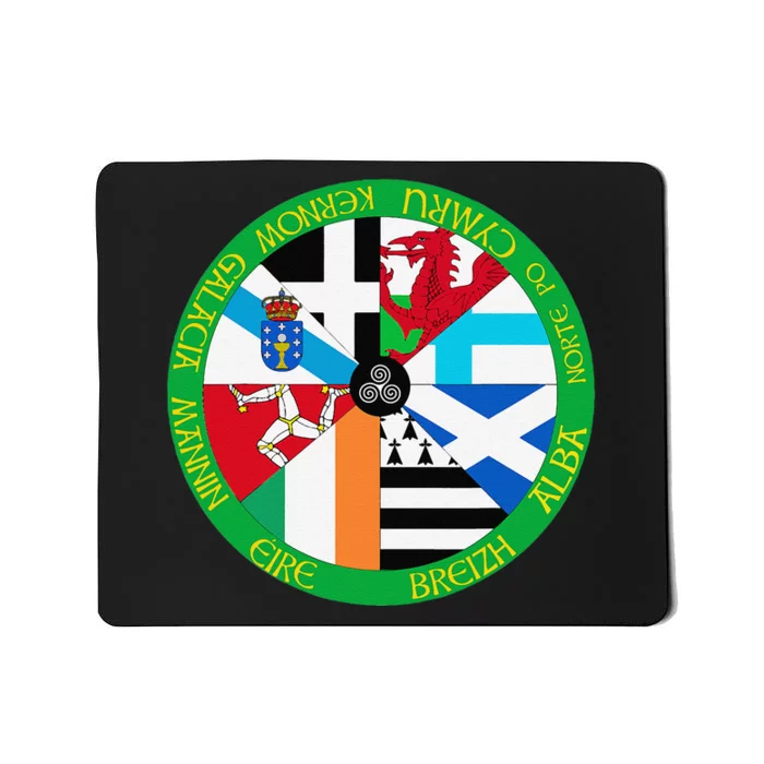 Celtic Nations Flags Celtic Nations Mousepad