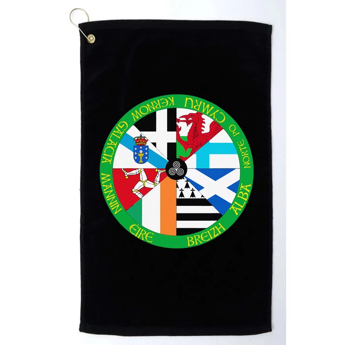 Celtic Nations Flags Celtic Nations Platinum Collection Golf Towel