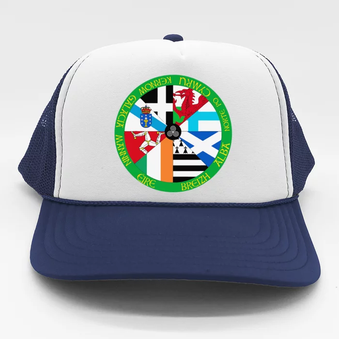 Celtic Nations Flags Celtic Nations Trucker Hat