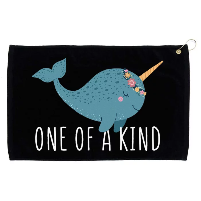 Cute Narwhal For Women Or One Of A Kind Grommeted Golf Towel