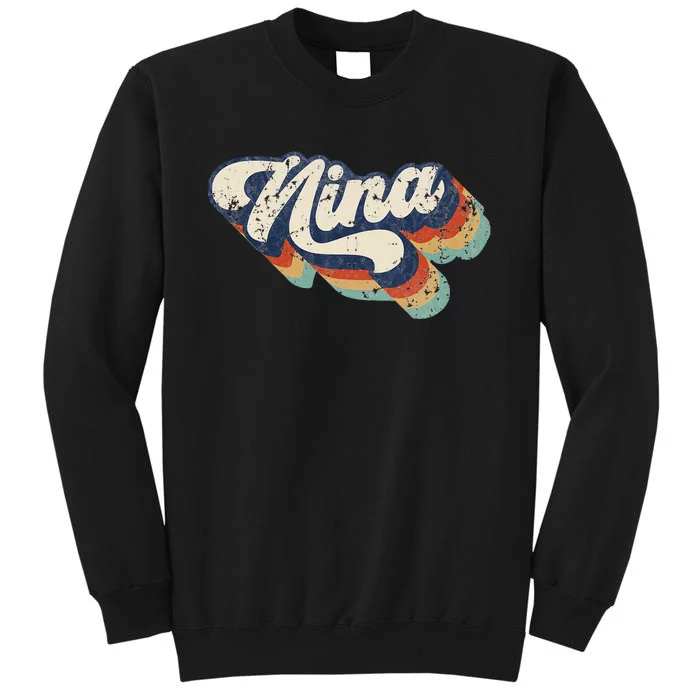 Cute Nina For Grandma Best Nina Ever MotherS Day Tall Sweatshirt