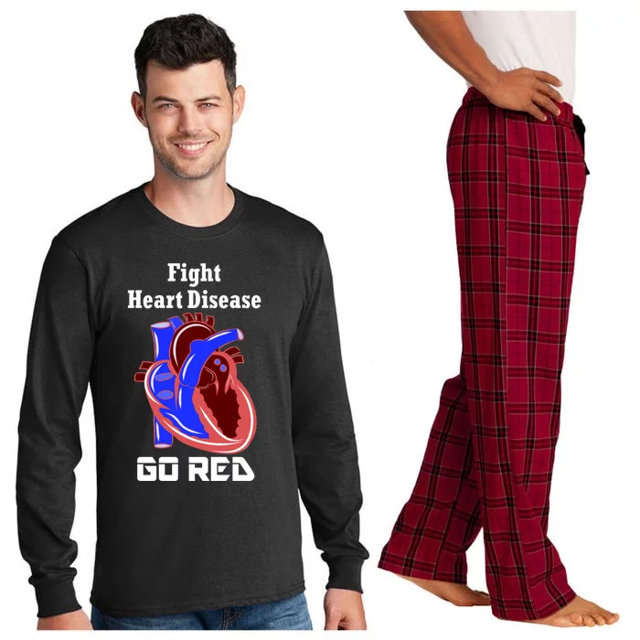 Cardiac Nurse Gift Cardiologist Critical Care Heart Gift Long Sleeve Pajama Set