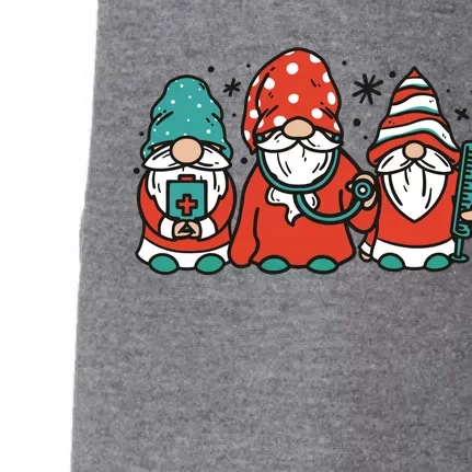 Christmas Nurse Gnomes Holiday Doggie 3-End Fleece Hoodie