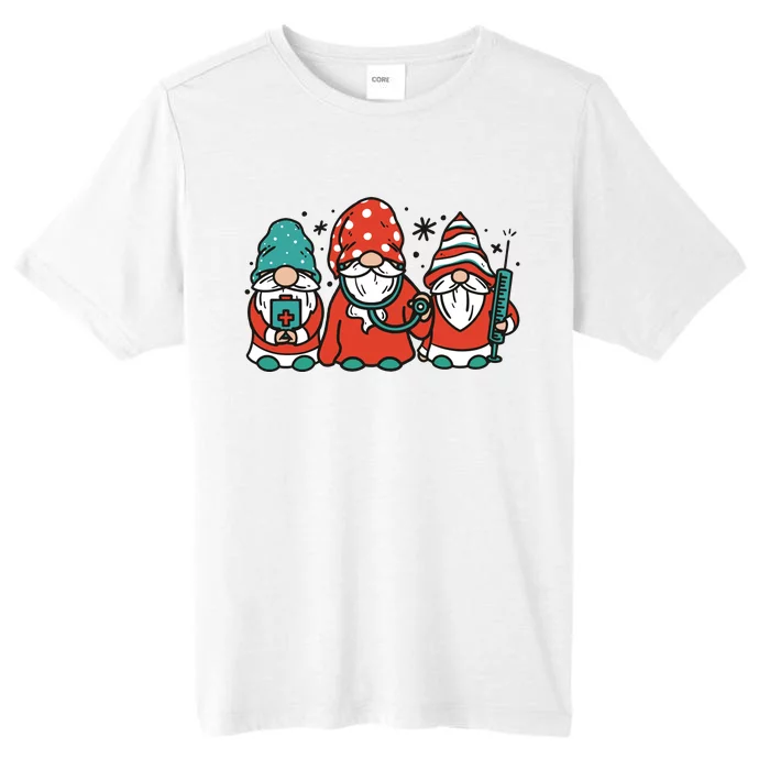 Christmas Nurse Gnomes Holiday ChromaSoft Performance T-Shirt