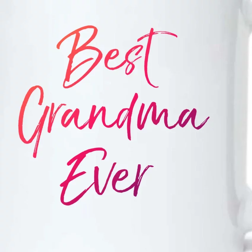 Cute New Grandmother Gift From Grand Best Grandma Ever Gift Black Color Changing Mug