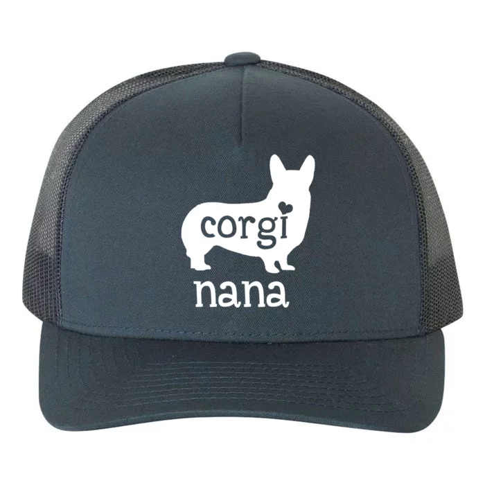 Corgi Nana Gift Corgi Grandma Dog Mom Lover Mother's Day Gift Yupoong Adult 5-Panel Trucker Hat