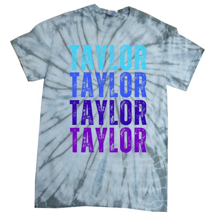 Custom Name Heart Love Design  Personalized Gift Tie-Dye T-Shirt