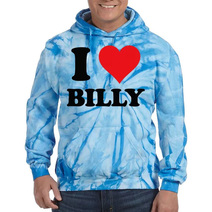 Custom Name Heart Design Personalized Gift Tie Dye Hoodie