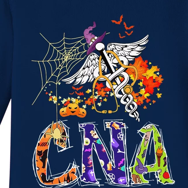 CNA Nurse Halloween Medical Certified Nurse Assistant Gift Baby Long Sleeve Bodysuit