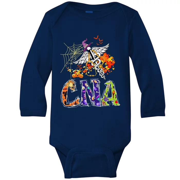 CNA Nurse Halloween Medical Certified Nurse Assistant Gift Baby Long Sleeve Bodysuit