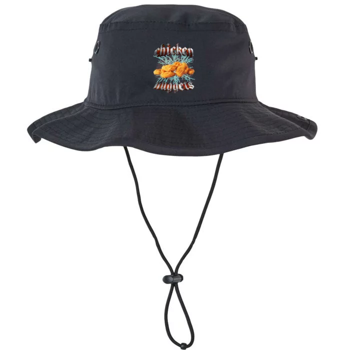 Chicken Nuggets Heavy Metal Hardcore Music Legacy Cool Fit Booney Bucket Hat