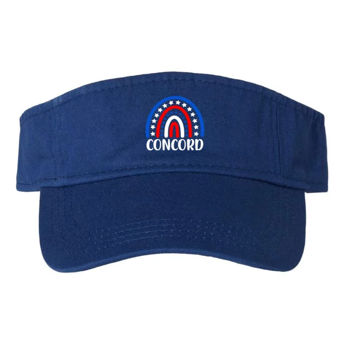 Concord New Hampshire Gift I Love Concord Usa Meaningful Gift Valucap Bio-Washed Visor